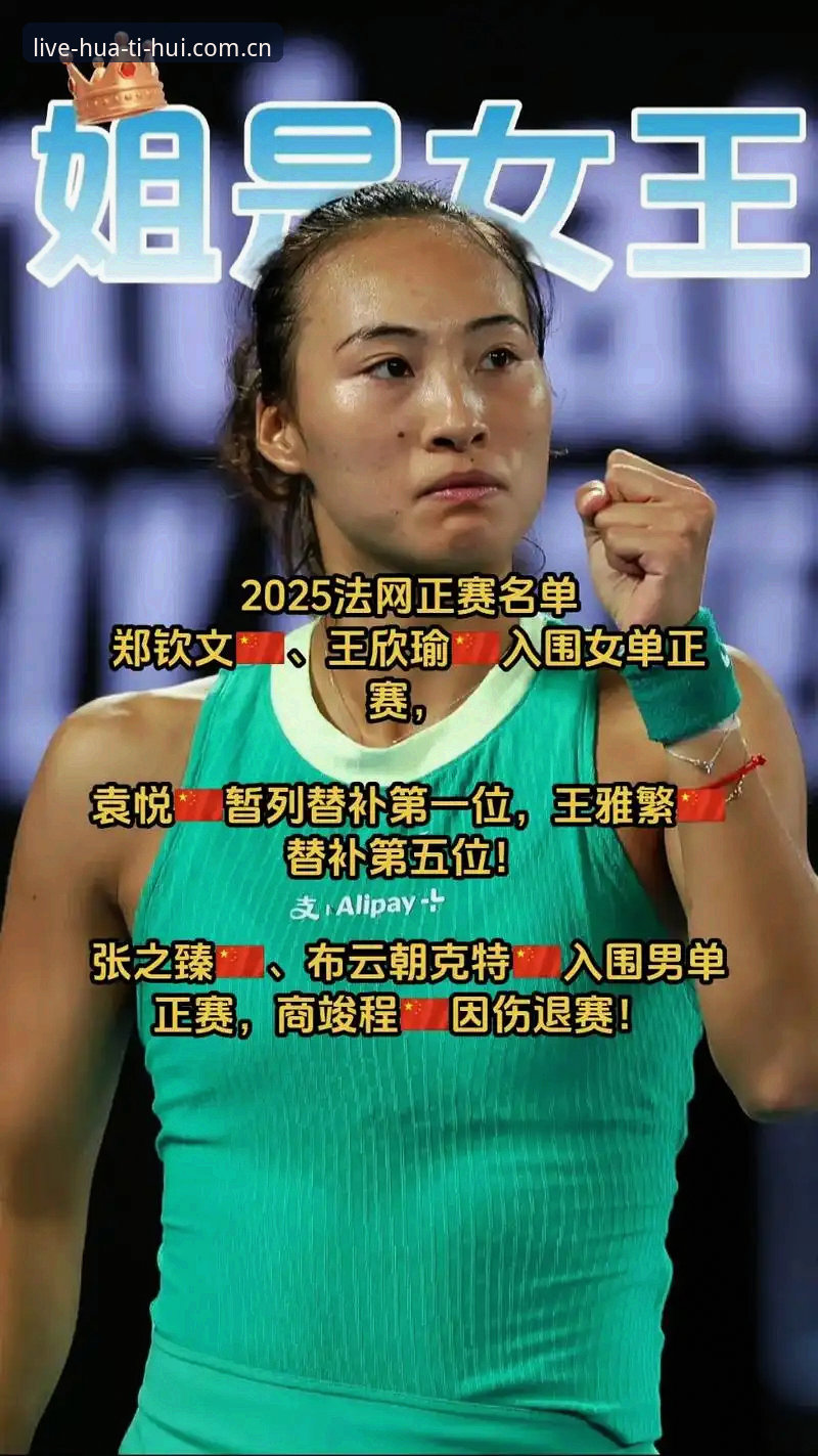 郑钦文vs王欣瑜：2026法网中国金花表现前瞻，华体会体育数据深度解析